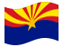 Arizona-Bandiera sventolante