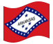 Bandiera animata Arkansas