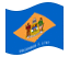Delaware-Bandiera sventolante