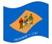 Bandiera animata Delaware