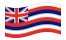 Hawaii-Bandiera sventolante