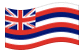 Hawaii-Bandiera sventolante