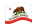 California-Bandiera sventolante