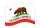California-Bandiera sventolante
