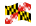 Maryland-Bandiera sventolante