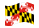 Maryland-Bandiera sventolante