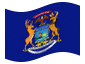 Bandiera animata Michigan