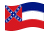 Mississippi-Bandiera sventolante