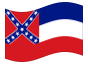Bandiera animata Mississippi
