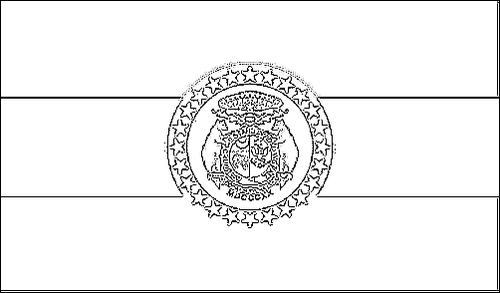 Contorno della bandiera Missouri da colorare