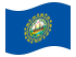 New Hampshire-Bandiera sventolante