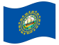 Bandiera animata New Hampshire