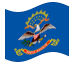 Bandiera animata Dakota del Nord (Dakota del Nord)
