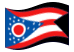 Ohio-Bandiera sventolante