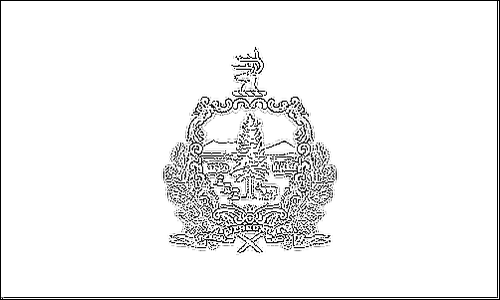 Contorno della bandiera Vermont da colorare