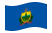 Vermont-Bandiera sventolante