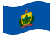 Vermont-Bandiera sventolante