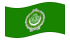 Lega Araba-Bandiera sventolante