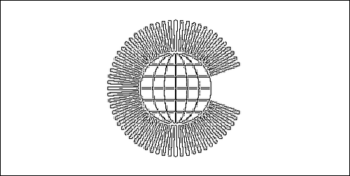 Contorno della bandiera Commonwealth da colorare