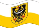 Bandiera Bassa Slesia (provincia prussiana) statica