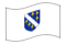 Bosnia ed Erzegovina (1992)-Bandiera sventolante