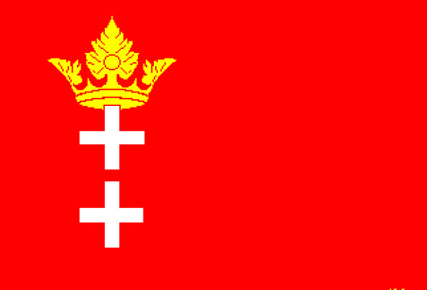 Bandiera Danzica (Città libera di Danzica)