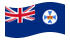 Queensland-Bandiera sventolante