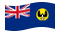 Australia Meridionale (South Australia)-Bandiera sventolante