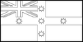 Per colorare Bandiera del Nuovo Galles del Sud (Federazione australiana)