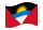 Antigua e Barbuda-Bandiera sventolante