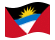 Antigua e Barbuda-Bandiera sventolante