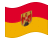 Burgenland (bandiera di servizio)-Bandiera sventolante
