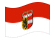 Salisburgo (bandiera di servizio)-Bandiera sventolante