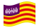 Isole Baleari-Bandiera sventolante