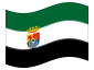 Bandiera animata Estremadura