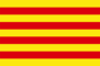 Grafica della bandiera Catalogna