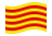 Catalogna-Bandiera sventolante