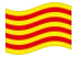 Catalogna-Bandiera sventolante