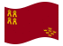 Murcia-Bandiera sventolante