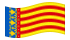 Valencia-Bandiera sventolante