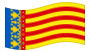 Valencia-Bandiera sventolante