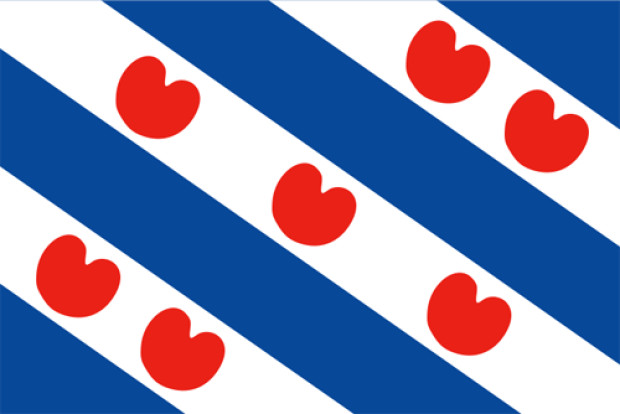 Bandiera Frisia (Fryslân)