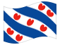 Bandiera animata Frisia (Fryslân)