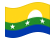 Nueva Esparta-Bandiera sventolante