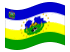 Guárico-Bandiera sventolante