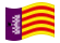 Maiorca-Bandiera sventolante