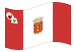 La Gomera-Bandiera sventolante
