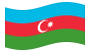 Azerbaigian-Bandiera sventolante