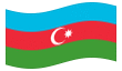 Bandiera animata Azerbaigian