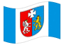 Bandiera animata Prealpi Carpazi (Podkarpackie)
